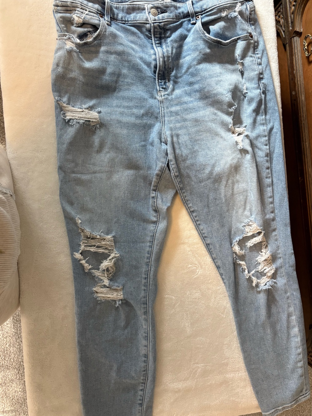 Abercrombie & Fitch Skinny Ankle Distressed Jean - Curve Love